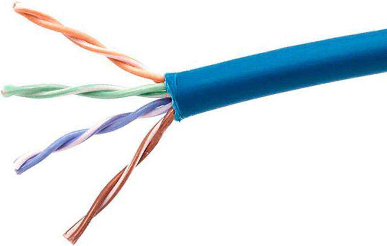 Monoprice Cat5e Ethernet Bulk Cable - 1000 Feet - White | Solid, 350Mhz, UTP, CMP, Plenum, Pure Bare Copper Wire, 24AWG, No Logo