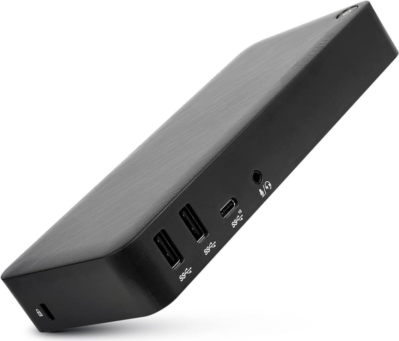 Targus DOCK430USZ USB-C Multi-Function DisplayPort Alt Mode Video Docking Station with 85W Power - Broad Compatibility with a Range of Hosts, Devices, Peripherals, Laptops, and Operating Systems