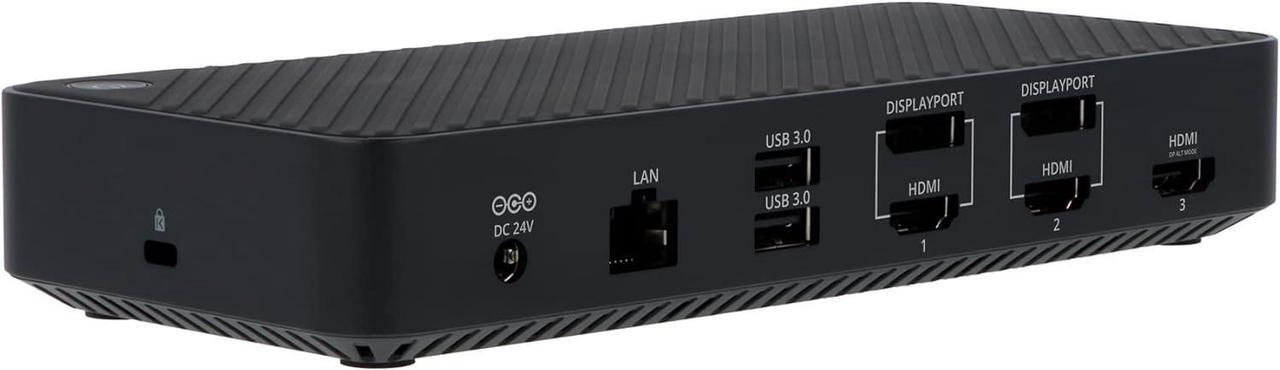 Alt view image 7 of 7 - VisionTek VT7000 USB-C 3X Monitor Docking Station - 100W Power, 3X HDMI, 2X DP, 3X USB-A, 2X USB-C, Audio, Ethernet for Windows/MacOS/ChromeOS