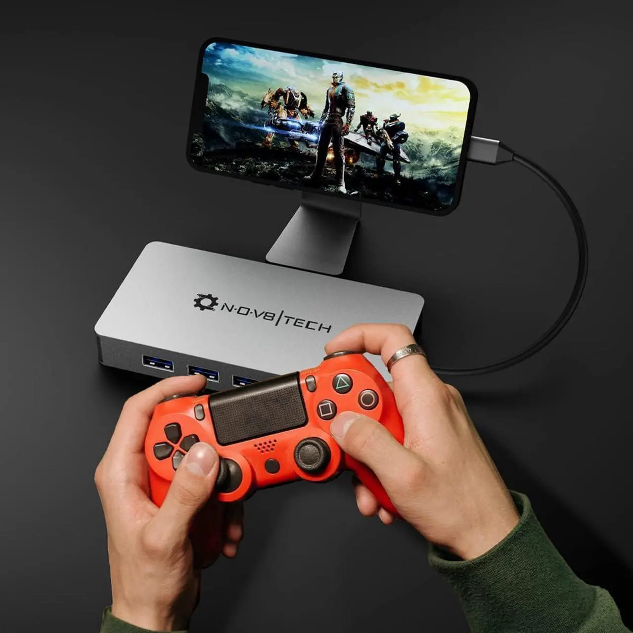 Alt view image 3 of 6 - USB C Hub, 11 in 1 USB Hub 3.0 Adapter Dongle for M1 MacBook Pro Air, Windows Laptop and Other Type C Devices, 4K HDMI, 100W USB C Dock PD, Micro SD & 2X SD, 2X USB 3.0, 3X USB 2.0