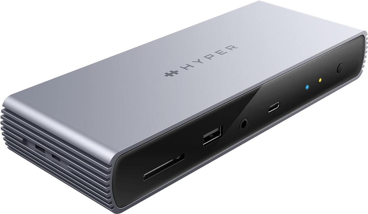 HyperDrive Thunderbolt 4 Dock - Dual 6K 60Hz Display Support, Upstream Port with 96W Power Delivery, 2.5 Gigabit Ethernet, 10Gbps USB-A File Transfer