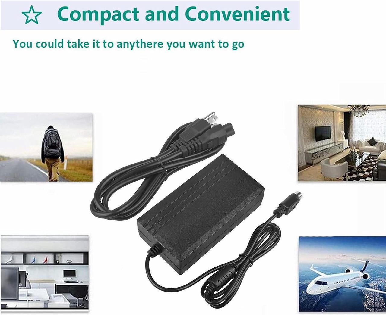 Alt view image 4 of 6 - J-ZMQER AC / DC Adapter Compatible with Wacom Cintiq 21 DTZ-2100D DTZ-2100G DTZ-2100C/G DTZ-2100D/G LCD Drawing Tablet Display Power Supply Cord Cable PS Charger PSU