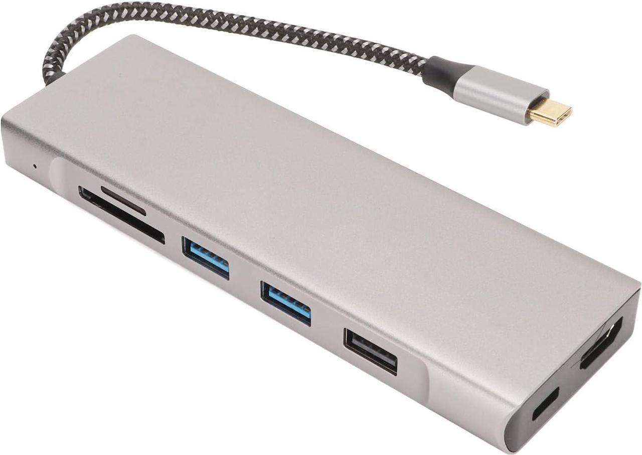 USB C Docking Station, USB C Hub 8 in 1 for Office