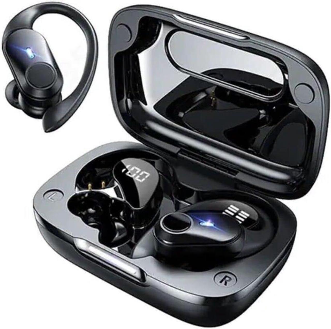 Main image of FK Trading for Ulefone Power Armor 14 Pro Wireless Earbuds Bluetooth Headphones, Over Ear Waterproof with Microphone LED Display for Sports Running Workout - Black