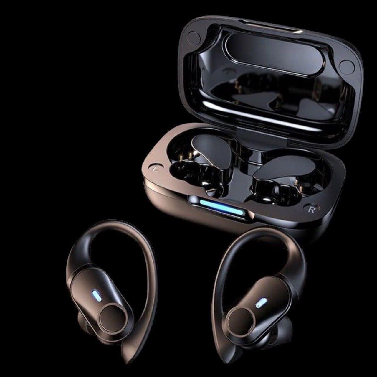 Alt view image 2 of 7 - FK Trading for Ulefone Power Armor 14 Pro Wireless Earbuds Bluetooth Headphones, Over Ear Waterproof with Microphone LED Display for Sports Running Workout - Black