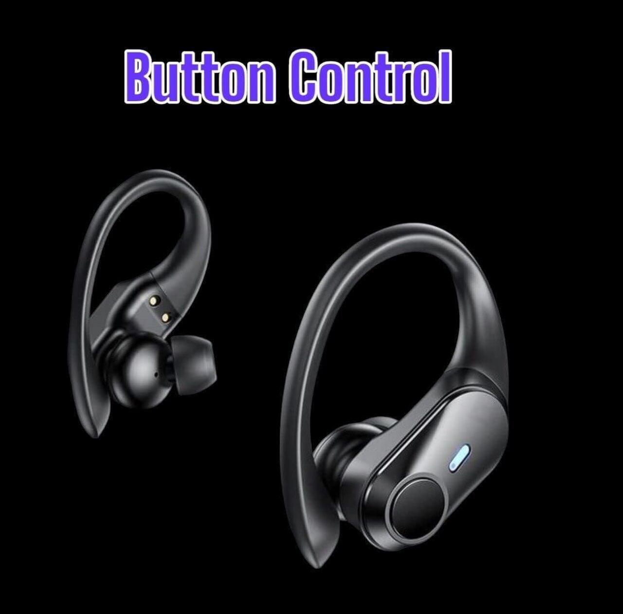 Alt view image 6 of 7 - FK Trading for Ulefone Power Armor 14 Pro Wireless Earbuds Bluetooth Headphones, Over Ear Waterproof with Microphone LED Display for Sports Running Workout - Black