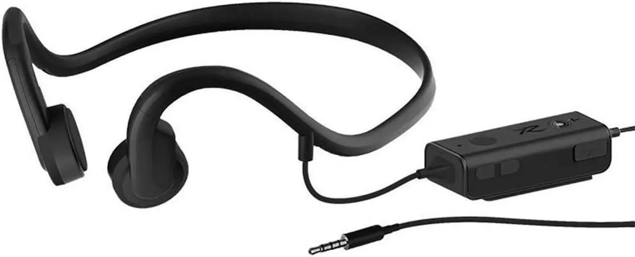 Main image of Bone Conduction Headphones, Open Ear Sports Headphone, with IP8 Waterproof Sweatproof and Noise Reduction Microphone, for Running, Sports, Fitness,Black