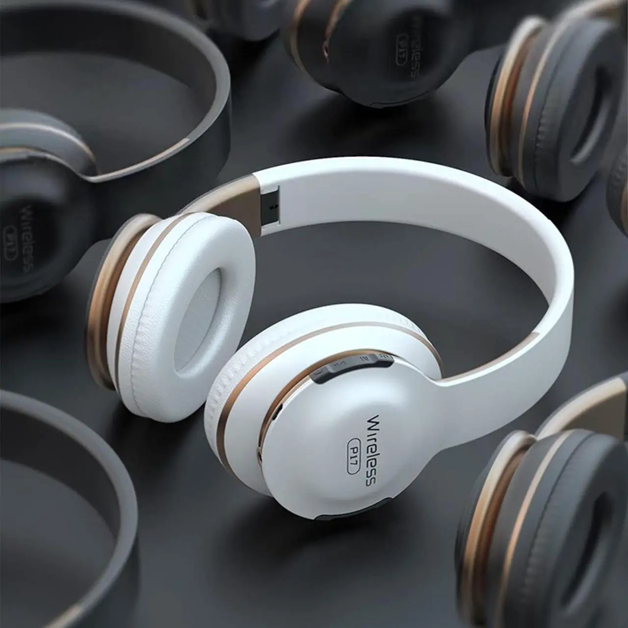 Alt view image 4 of 7 - MIANHT Wireless Headset Bluetooth Over-Ear Headphones Gaming Headset Lightweight Bluetooth 5.0 Game Sport Earphones
