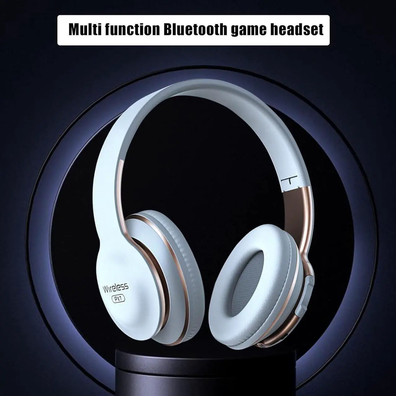 Alt view image 6 of 7 - MIANHT Wireless Headset Bluetooth Over-Ear Headphones Gaming Headset Lightweight Bluetooth 5.0 Game Sport Earphones