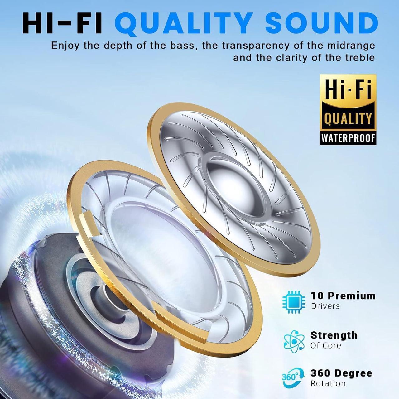 Alt view image 6 of 7 - Ear Clips Ear Buds Bone Conduction Earbuds for Small Ear Canals Open Ear Earbuds Clip On Sport Wireless Earbuds with Earhooks Android iOS Windows Outer Headphones for Running Cycling Workout Black