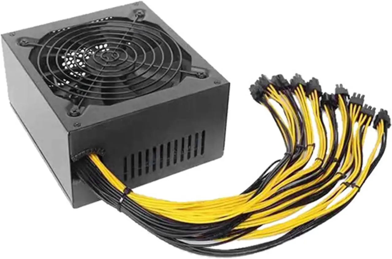 Main image of SAAWEE Bitcoin Miner Power Supply 2000W ATX 12V 2.31 Silent Mining Machine Graphics Cards Bitcoin Miner Power Supply