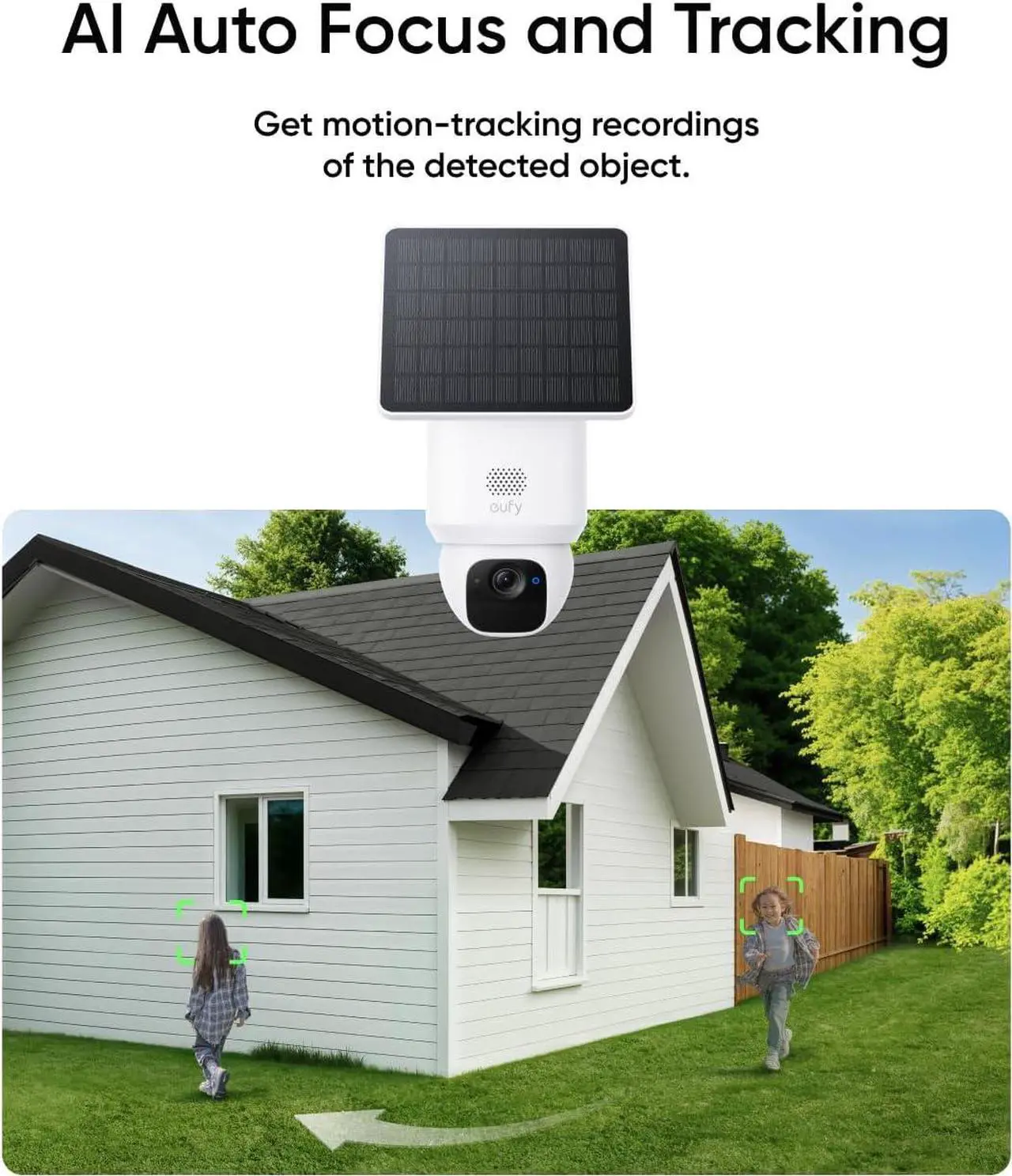 Alt view image 5 of 7 - eufy Security SoloCam E30 with Video Doorbell C21, Solar Powered, 360° Pan, AI Tracking, 2K Clarity, Security Cameras Wireless Outdoor, HomeBase S380 Compatible, No Monthly Fee