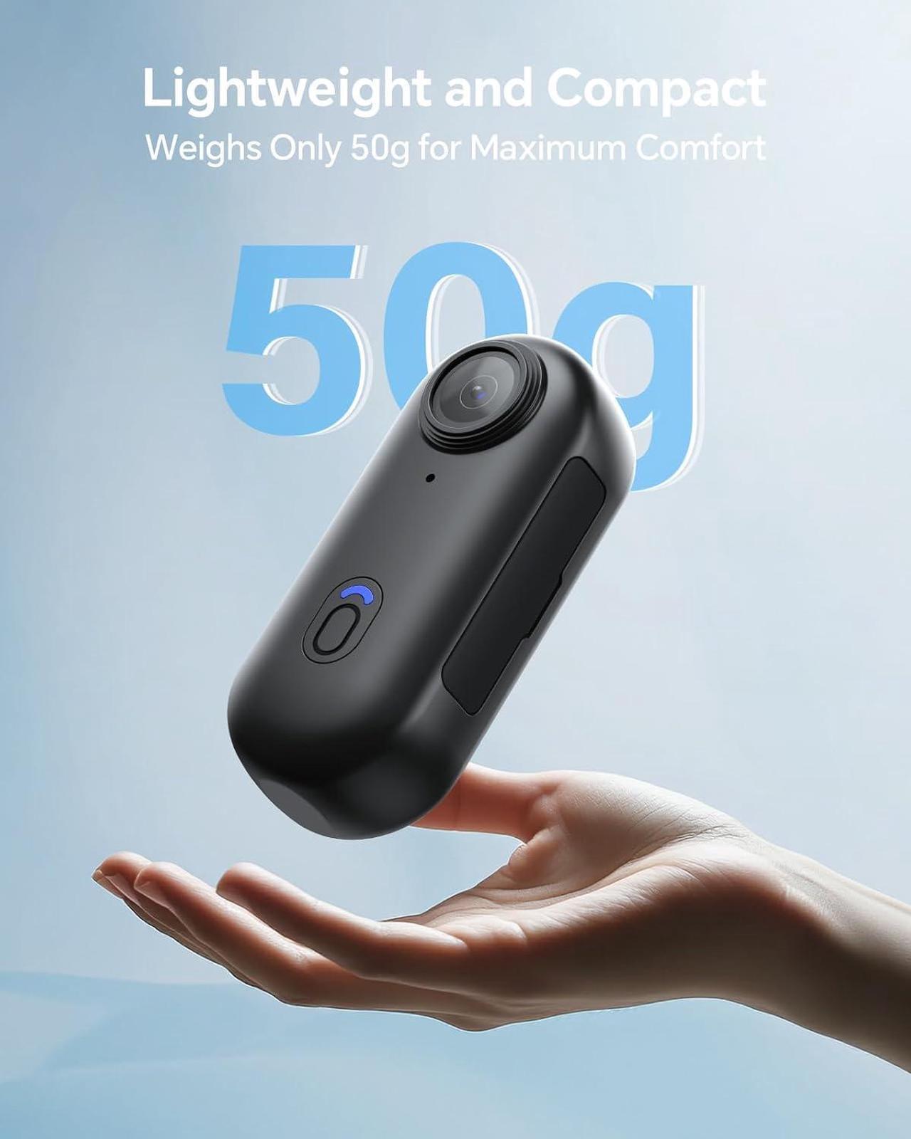 Alt view image 3 of 7 - BOBLOV W4 2K Mini Body Camera, Wearable 64GB Camera with 360°Rotatable Clip & Magnetic Clip and A23 64GB Body Worn Camera, 180° Rotatable Video Camera, 2200mAh Battery with 9Hours Shooting, Night Vis