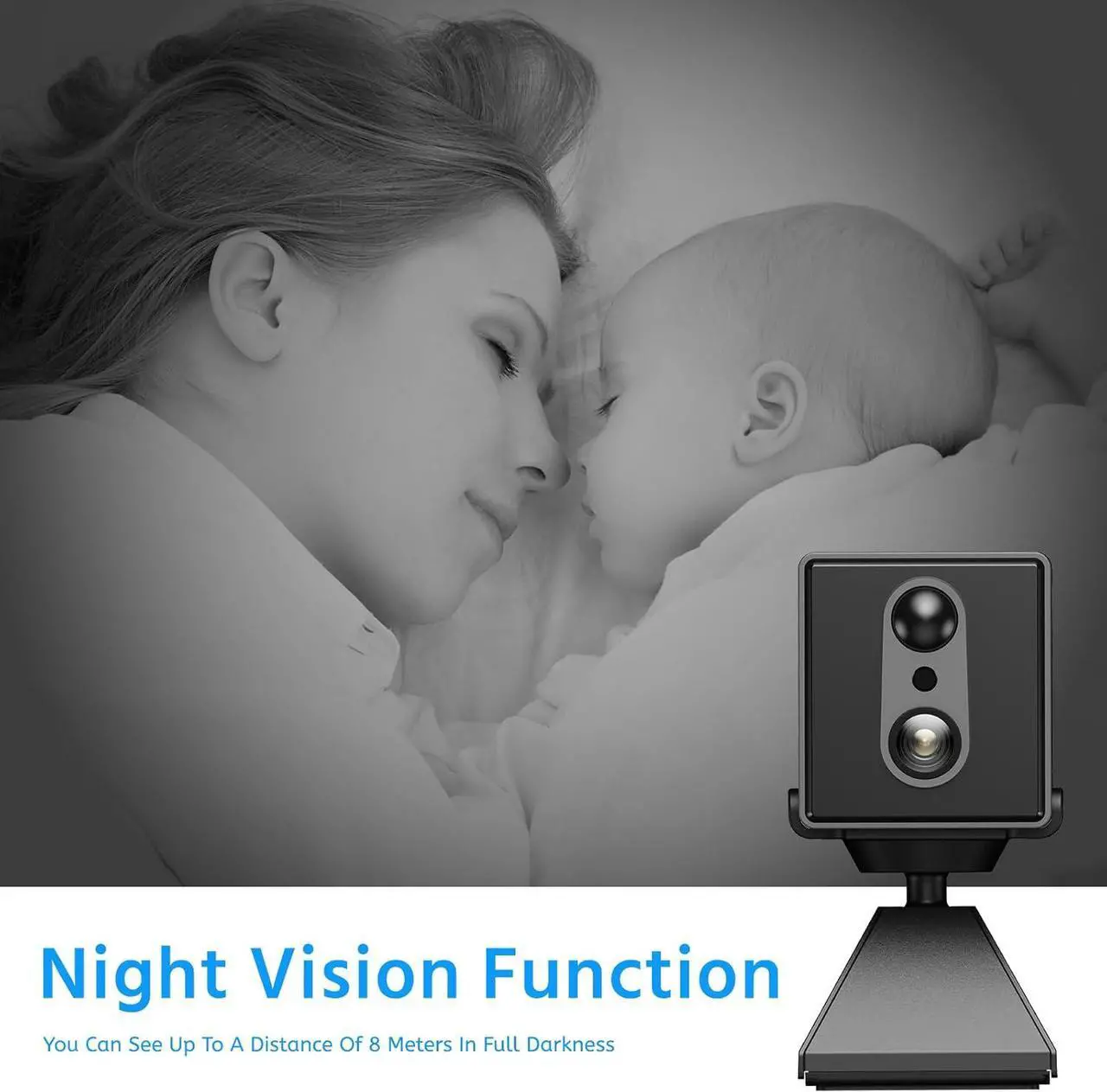 Alt view image 5 of 7 - 4K Wireless Security Camera 4G/5G WiFi Mini Home Camera Spy Hidden Camera Small Nanny Cam Portable Indoor Secret Tiny Video Security Cameras,100 Days Standby Battery Life Motion Detection Night Vision