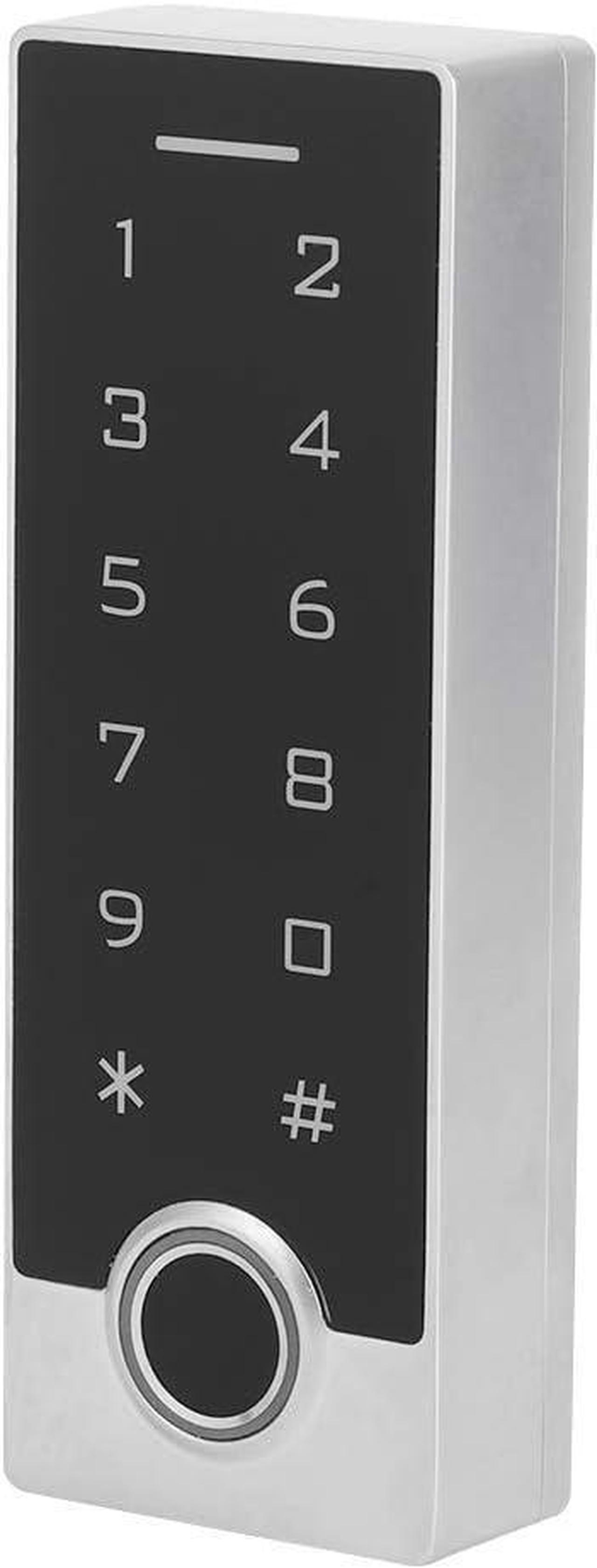 Alt view image 3 of 7 - Access Control Keypad, 125khz Access Control Machine IP68 Waterproof Fingerprint Password Card Backlit Keyboard Wiegand26/34
