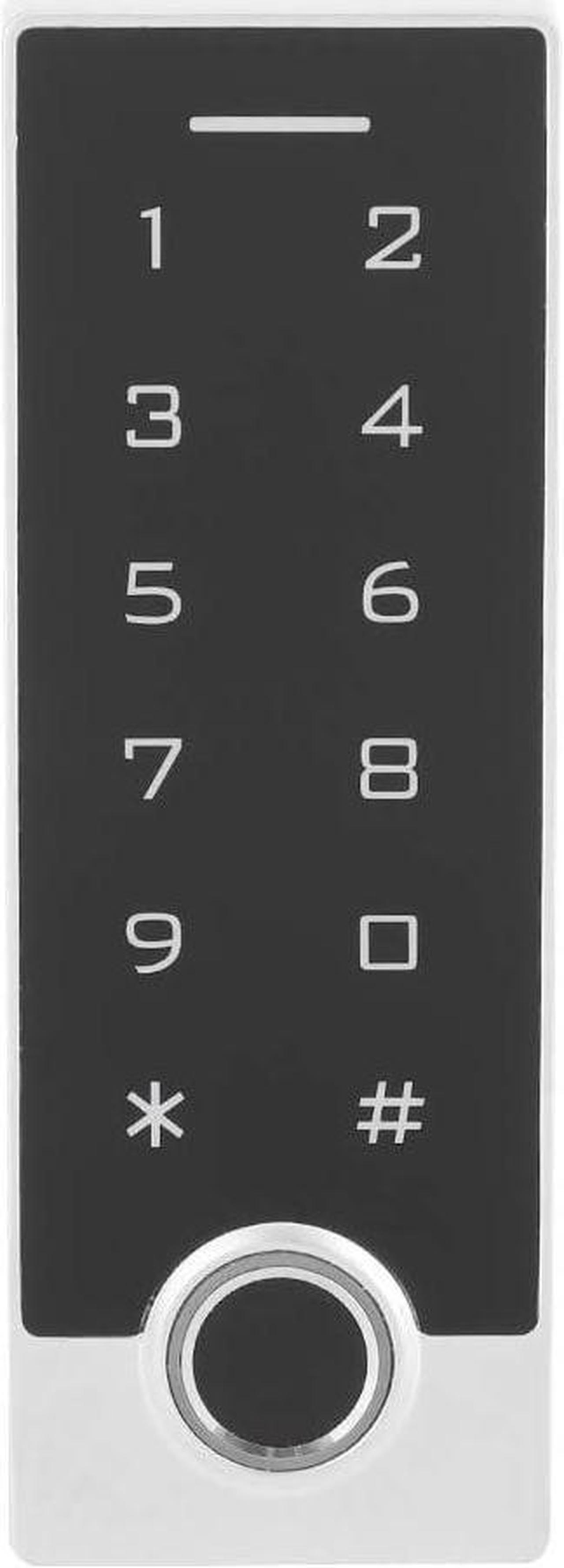 Alt view image 2 of 7 - Access Control Keypad, 125khz Access Control Machine IP68 Waterproof Fingerprint Password Card Backlit Keyboard Wiegand26/34