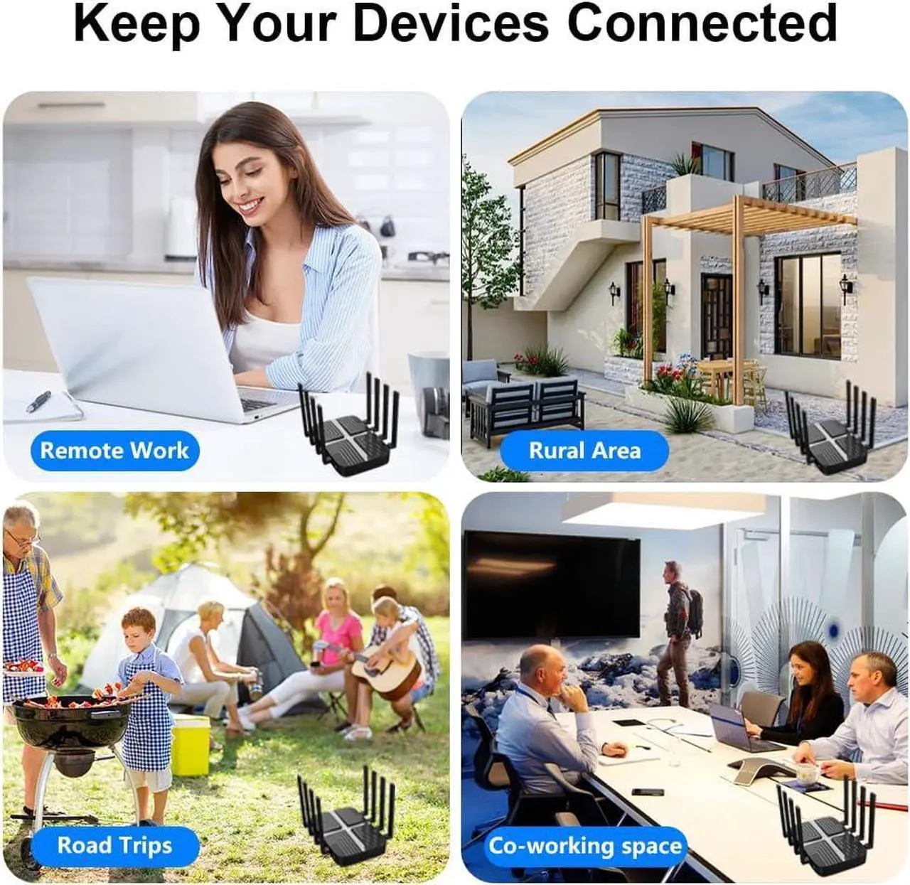 Wiflyer AX3000 4G LTE Router - Thumbnail 5