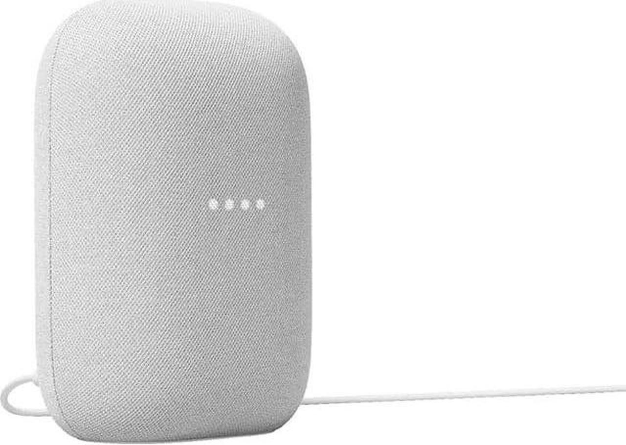 Alt view image 2 of 5 - Google Audio Bluetooth Speaker with Keychain LED - Wireless Music Streaming - Chalk