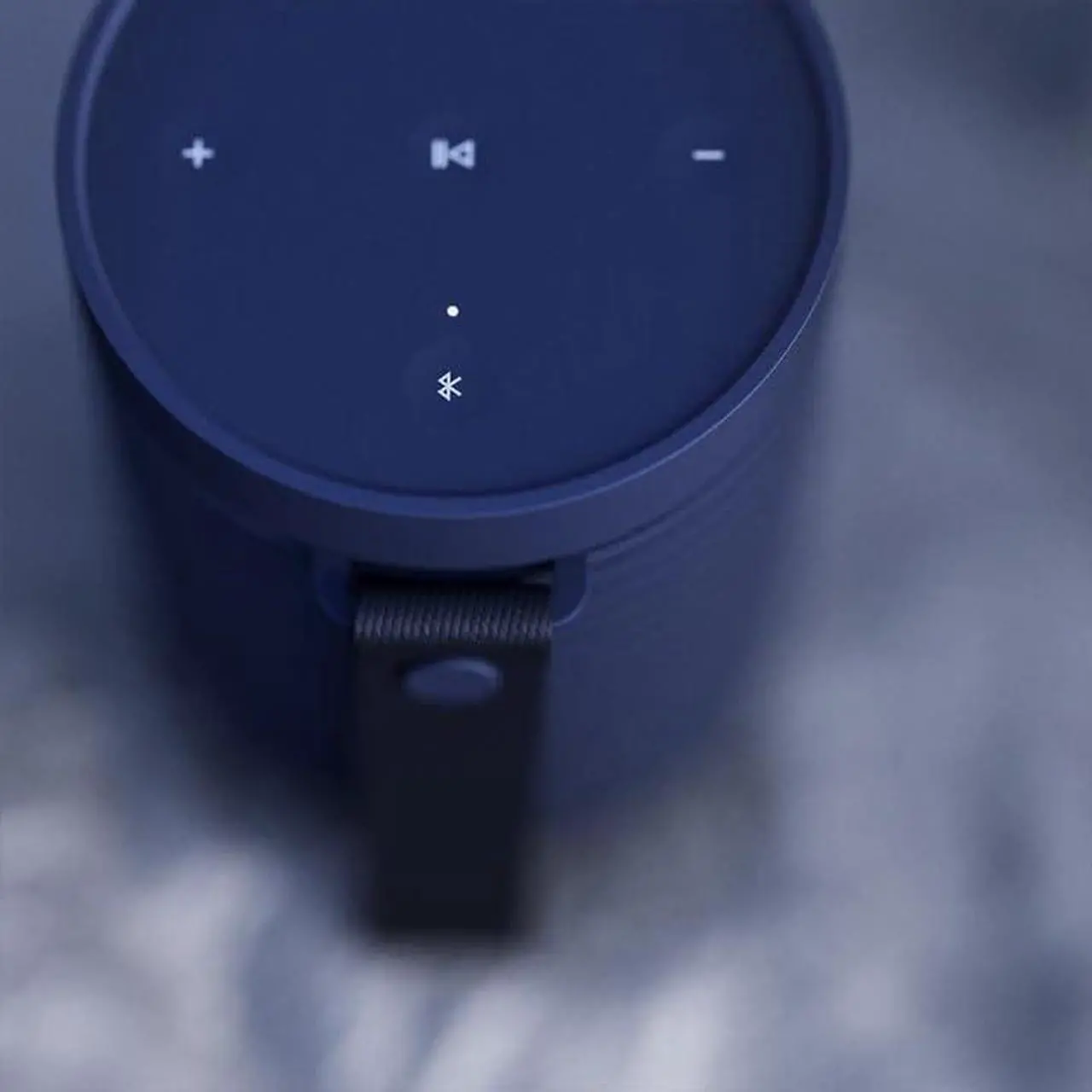 Alt view image 6 of 7 - Bang & Olufsen Beosound Explore - Wireless Portable Outdoor Bluetooth speaker, IP 67 Dustproof and Waterproof, Navy
