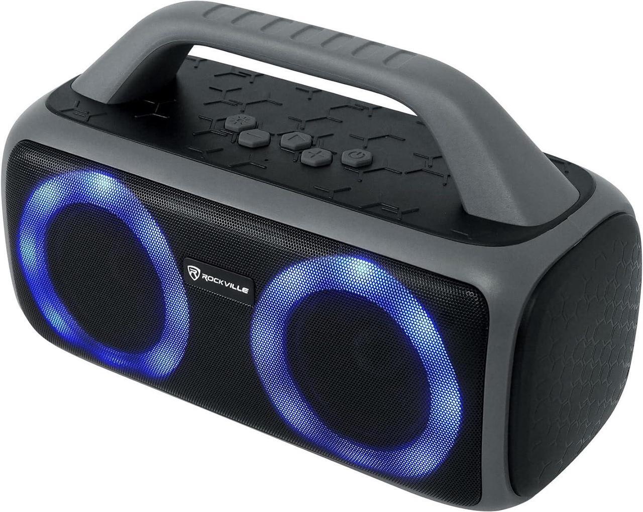 Alt view image 5 of 7 - Rockville RPB50 Large and Loud Portable Bluetooth Speaker with LED+Long Battery