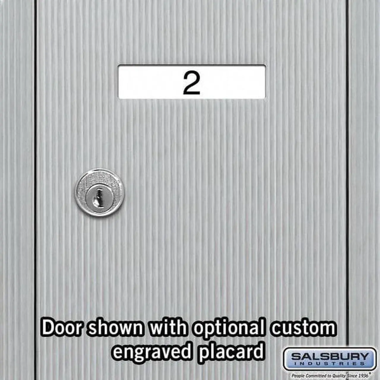 Alt view image 6 of 7 - Salsbury 3503ASU Vertical Mailbox - 3 Doors - Aluminum - Surface Mounted - USPS Access