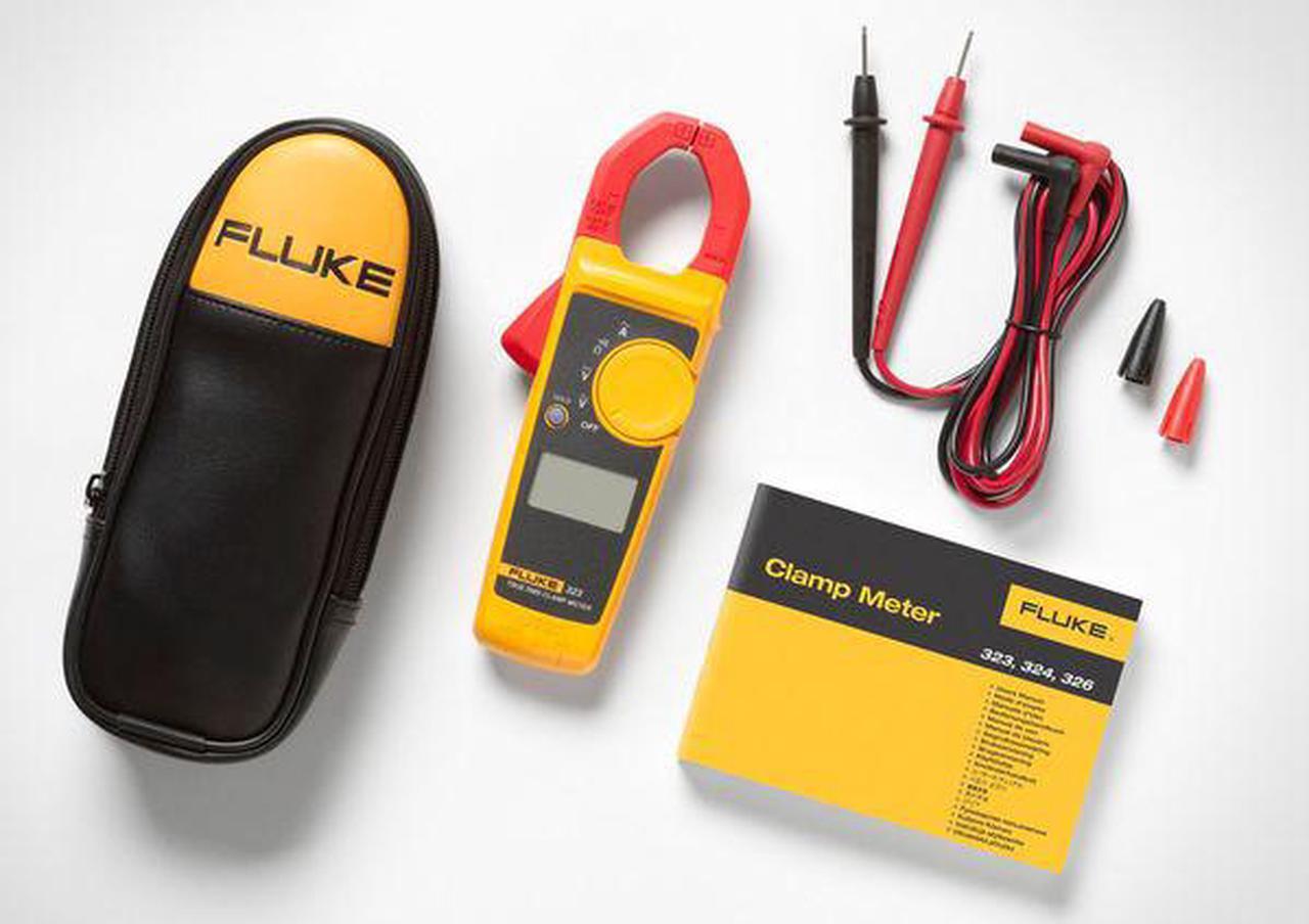 Alt view image 3 of 3 - FLUKE FLUKE-116/323 Digital Multimeter Clamp On Kit, Digital Display, Battery