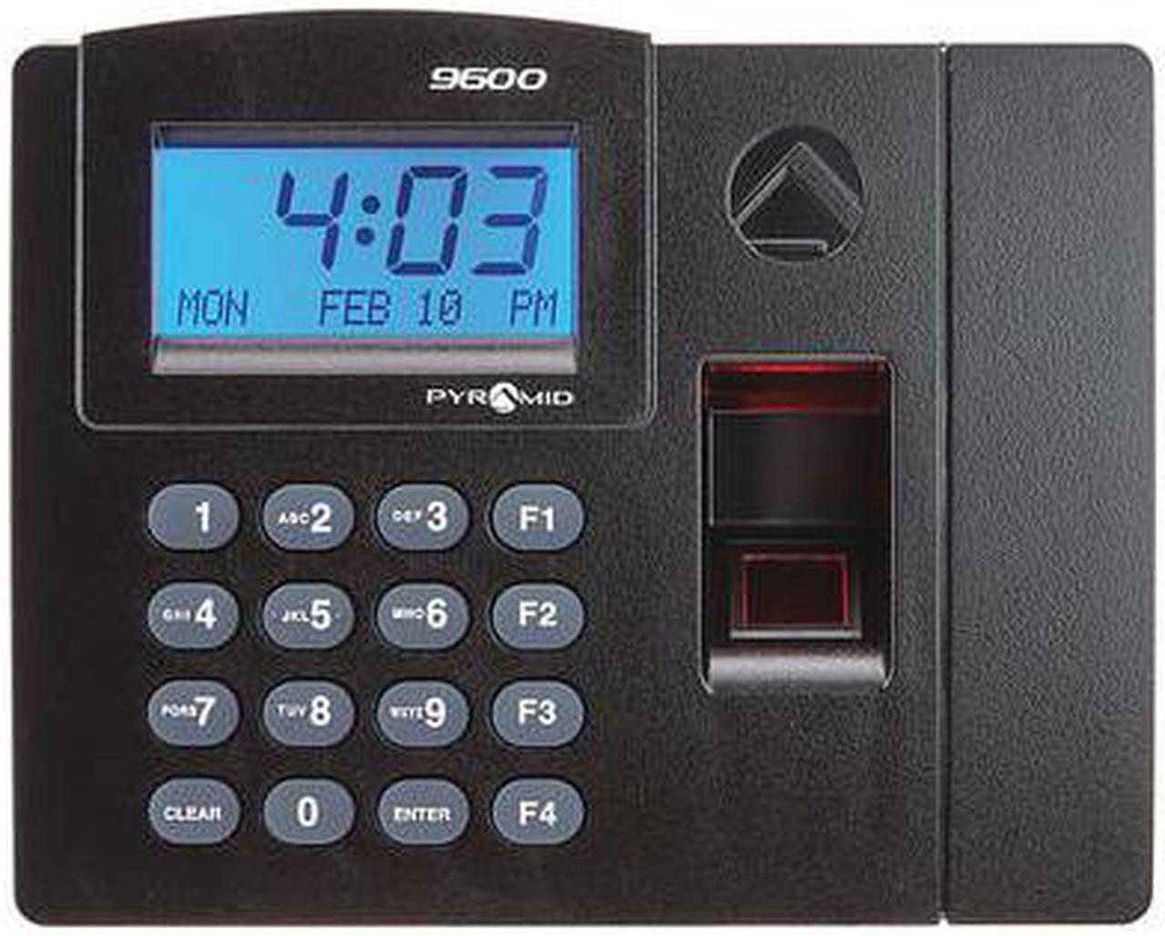 Alt view image 7 of 11 - PYRAMID TTELITEEK Biometric Time Clock System,Digital,
