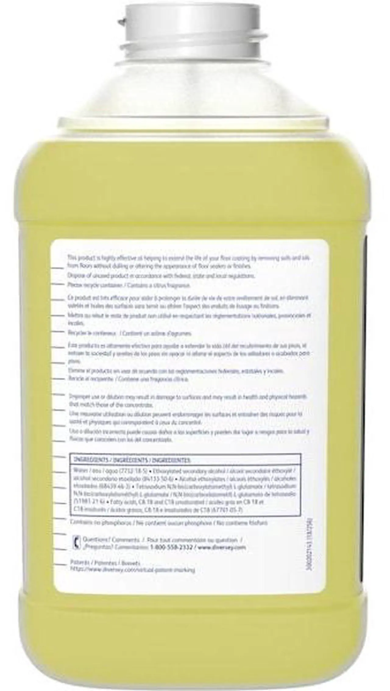 Alt view image 5 of 5 - DIVERSEY 94996466 Prominence Heavy Duty Floor Cleaner, J-Fill Dispenser, 2.5L,