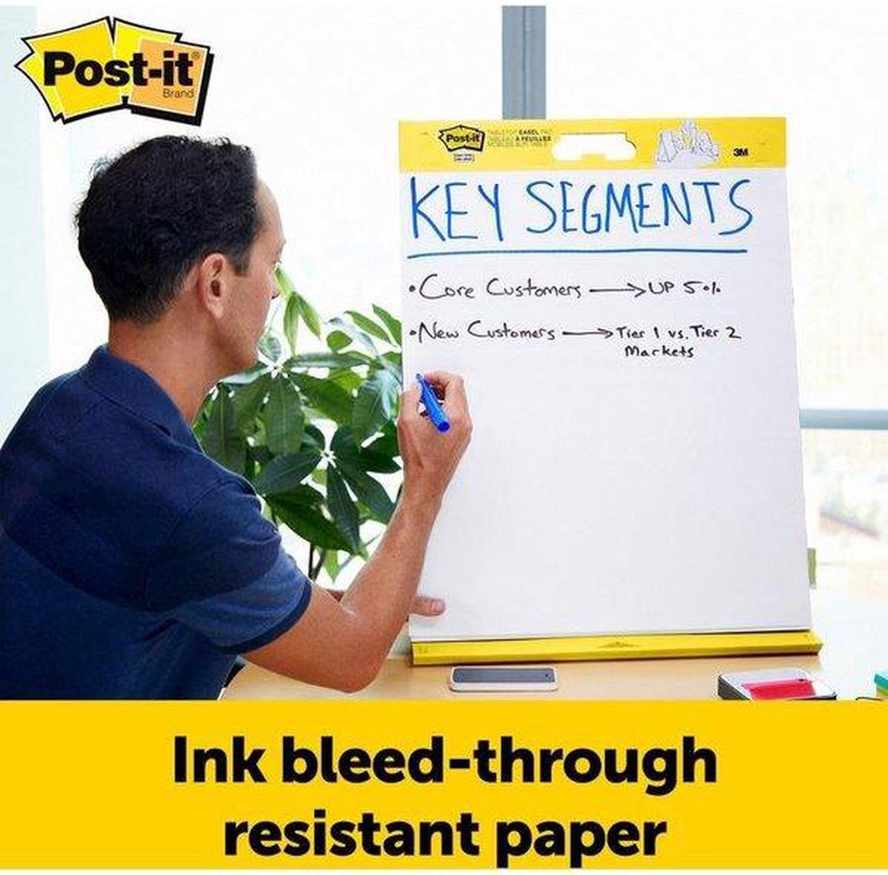 Alt view image 8 of 11 - Post-it Self-stick Tabletop Easel Pad