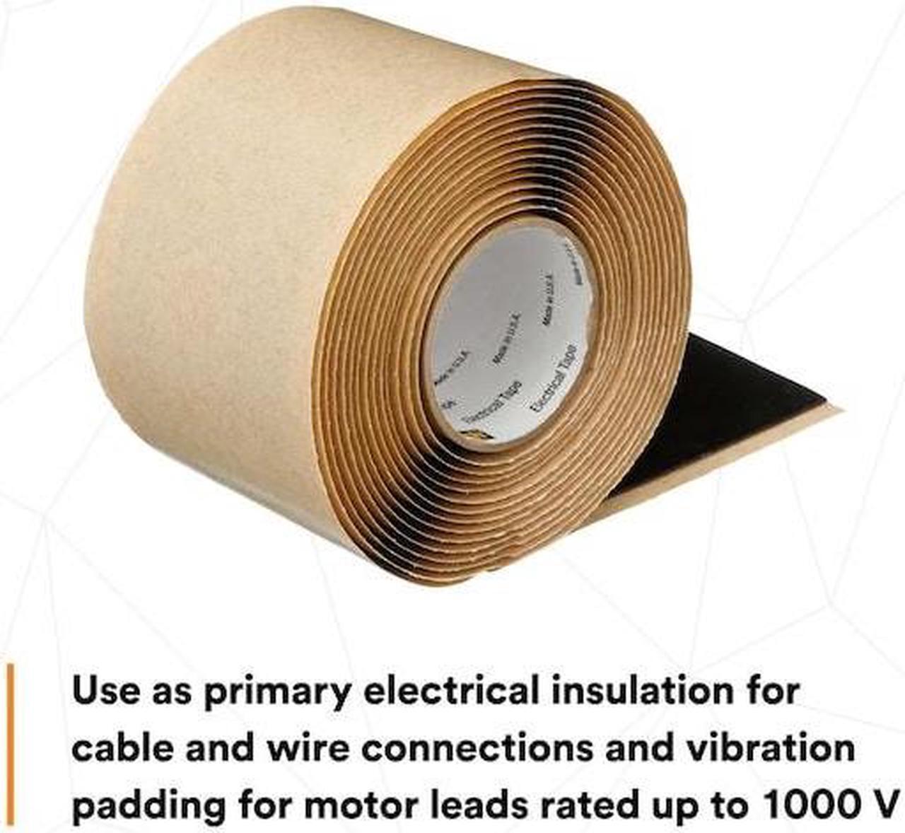 Alt view image 12 of 15 - 3M 2228-2x10FT Electrical Tape, 65 mil, 2" x 10 ft., PK10