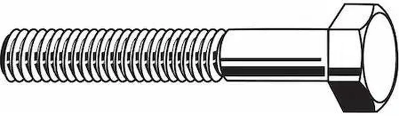 Main image of ZORO SELECT N04104.031.0125 Grade 8, 5/16"-18 Hex Head Cap Screw, Zinc Yellow