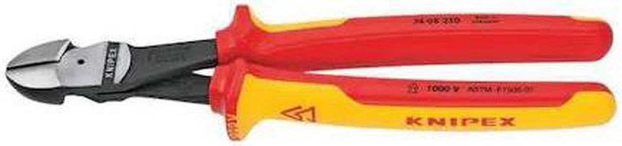 Alt view image 3 of 3 - KNIPEX 74 08 250 SBA 10 in 74 High Leverage Diagonal Cutting Plier Standard Cut