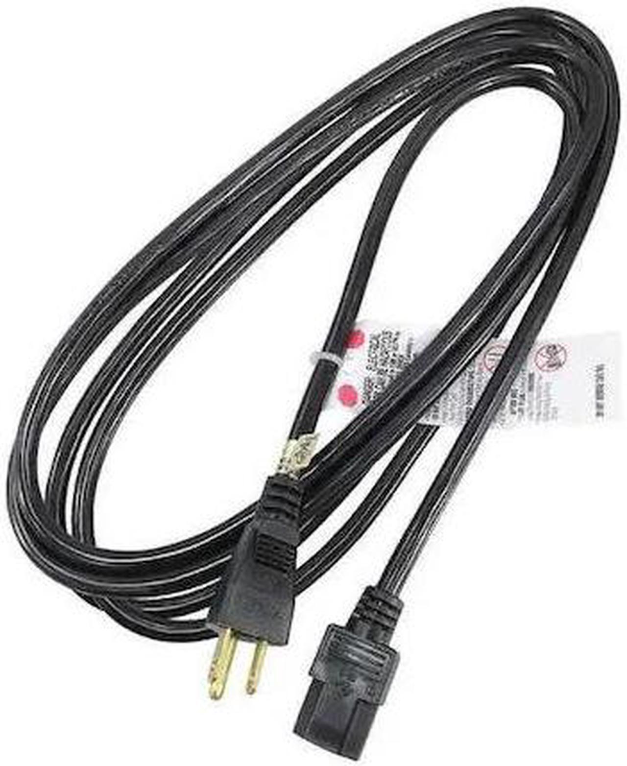 Main image of ZORO SELECT 5XFN6ID Power Cord, 5-15P, SJT, 10 ft., Blk, 13A, 16/3