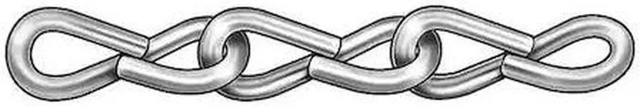 Alt view image 2 of 2 - ZORO SELECT 2ZDF5 Jack Chain,Single,Ni,Sz 10,43 Lb,100 Ft