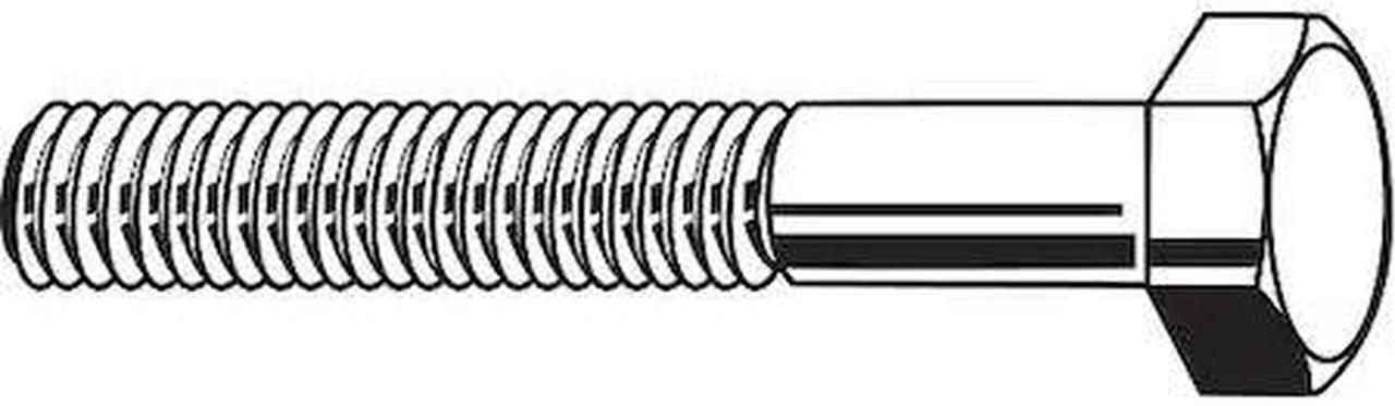 Main image of ZORO SELECT N01000.031.0275 Grade 5, 5/16"-18 Hex Head Cap Screw, Black Oxide