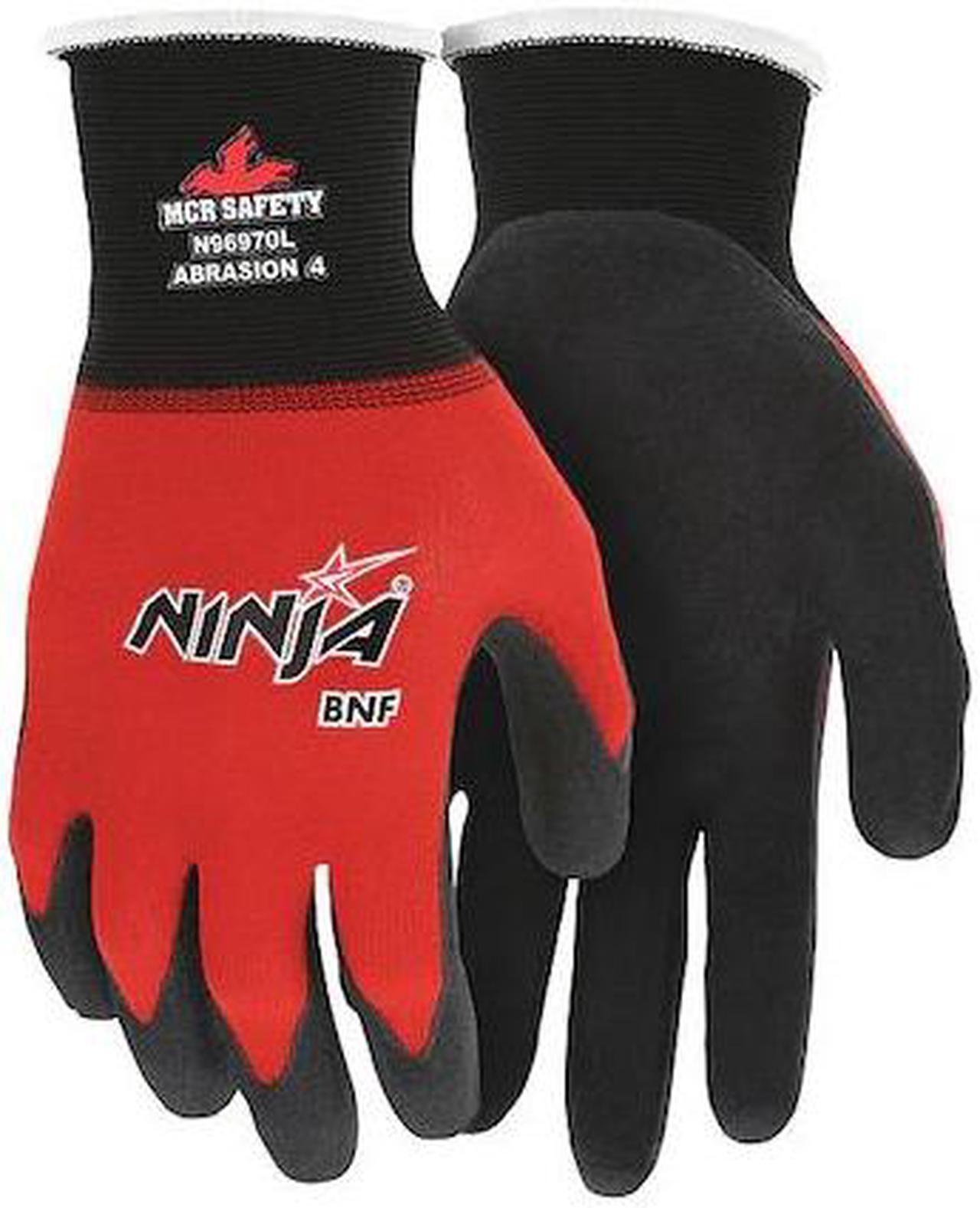 Alt view image 2 of 2 - Mcr Safety Coated Gloves,Nylon,XS,PR HAWA N96970XS