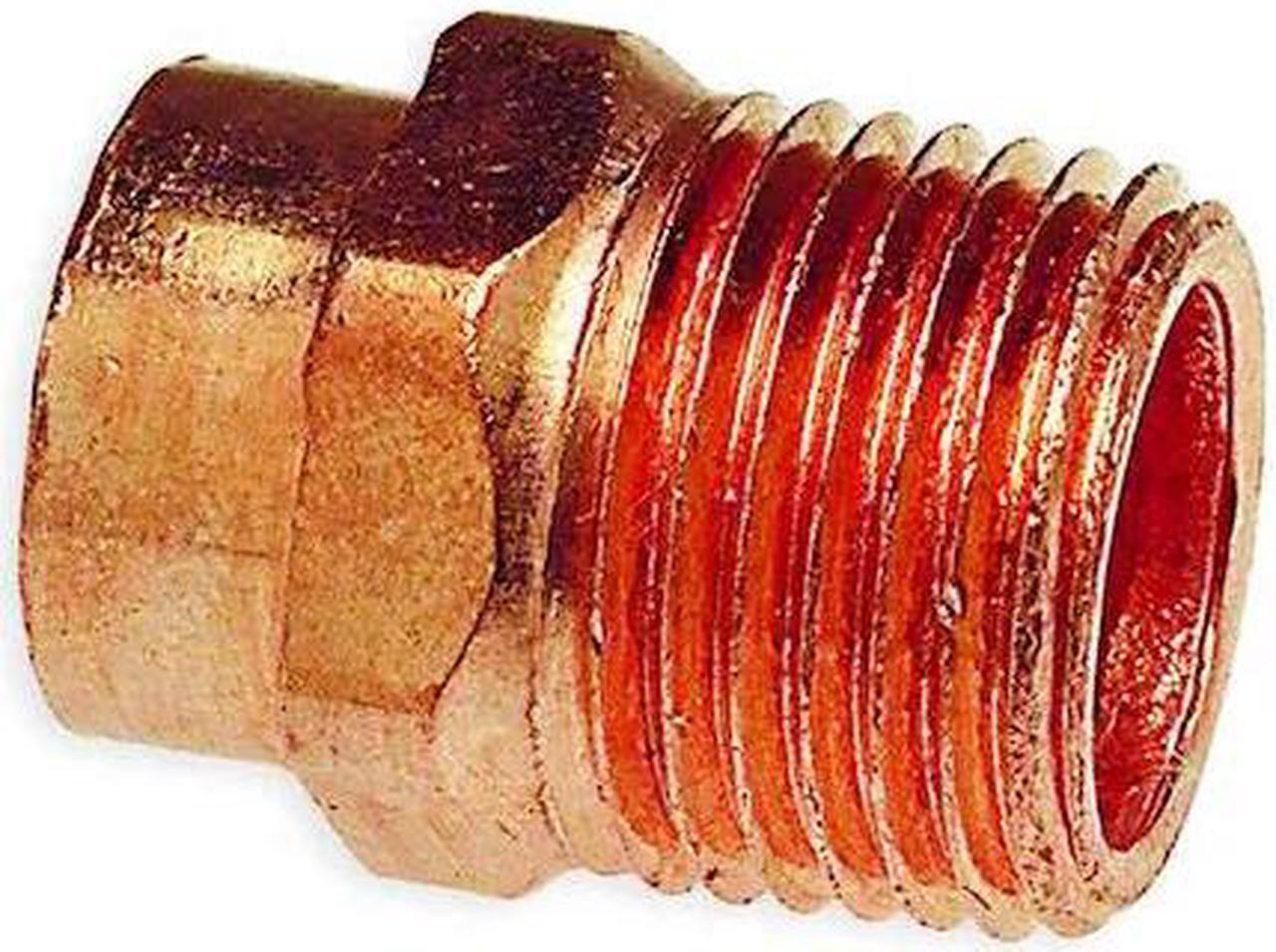 Alt view image 2 of 3 - NIBCO 604 2 2" NOM C x 2" MNPT Copper Adapter