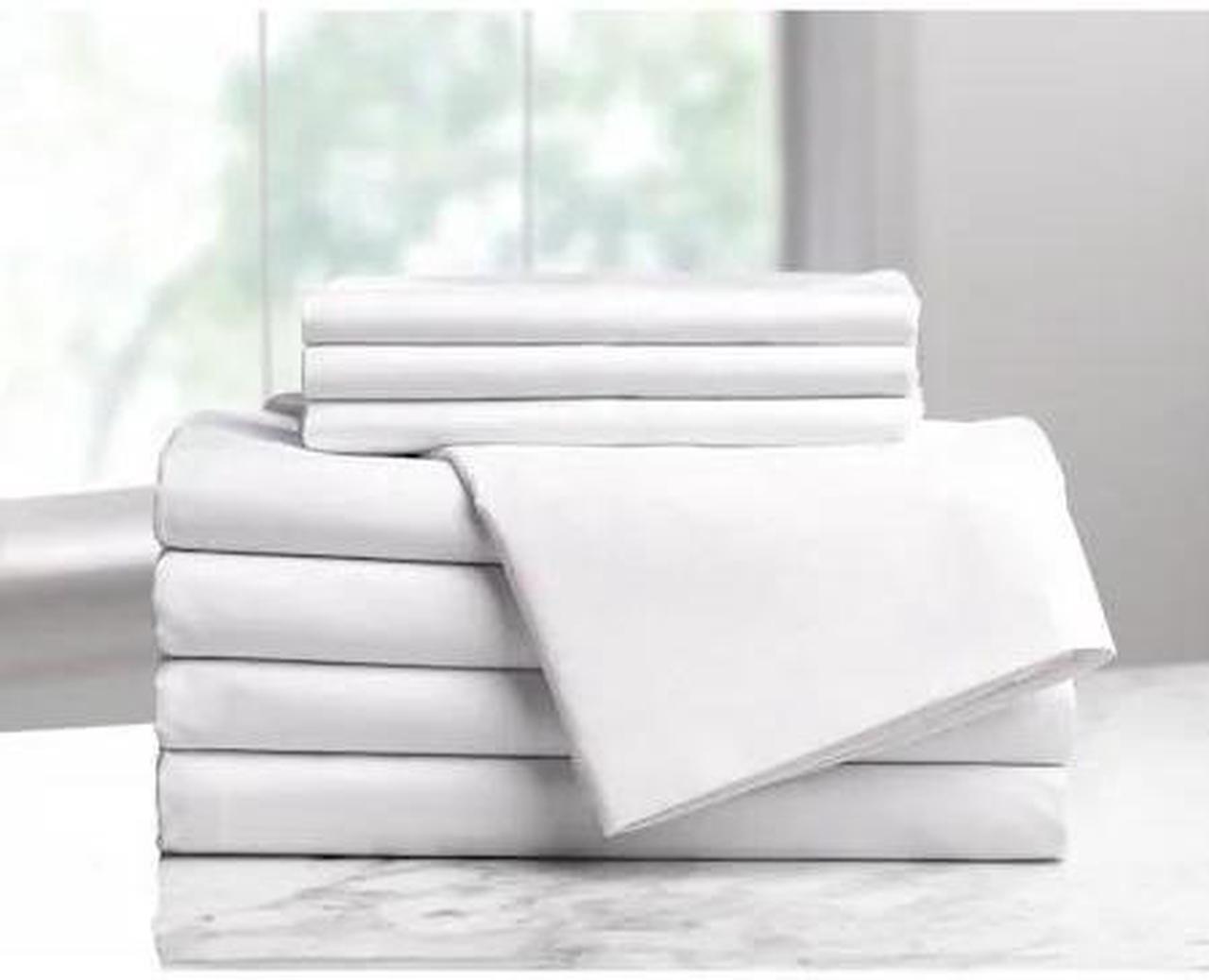 Main image of MARTEX 1A29715 Fitted Sheet,Queen Size,80 in. L,PK6
