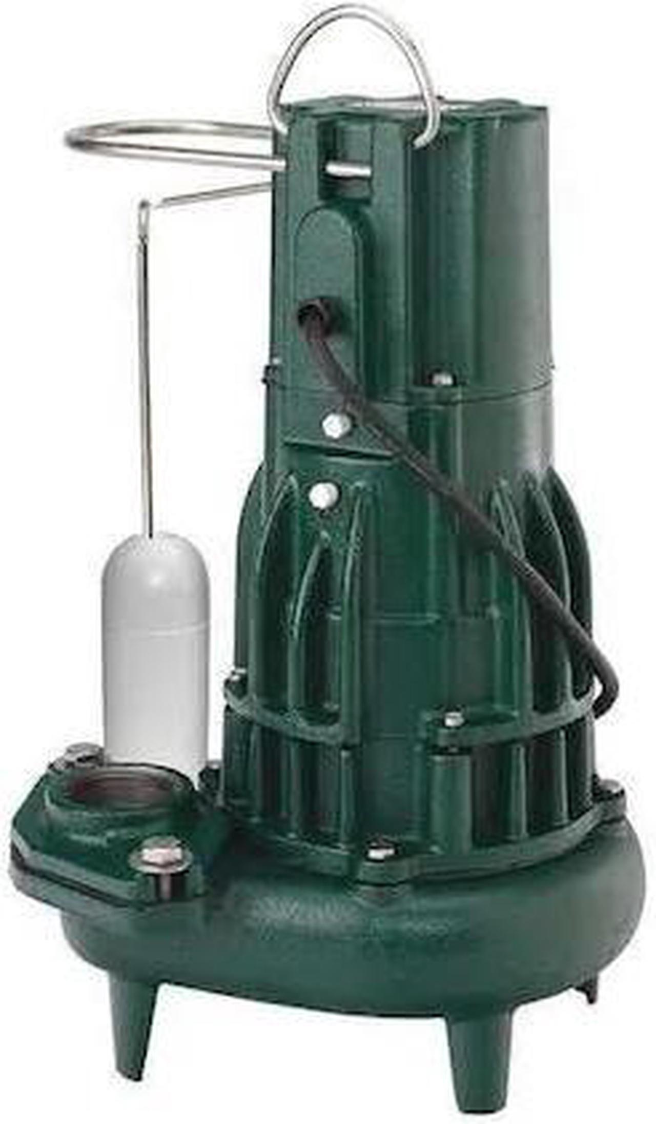 Alt view image 2 of 4 - ZOELLER M282 Waste-Mate 1/2 HP 3" Auto Submersible Sewage Pump 115V Vertical