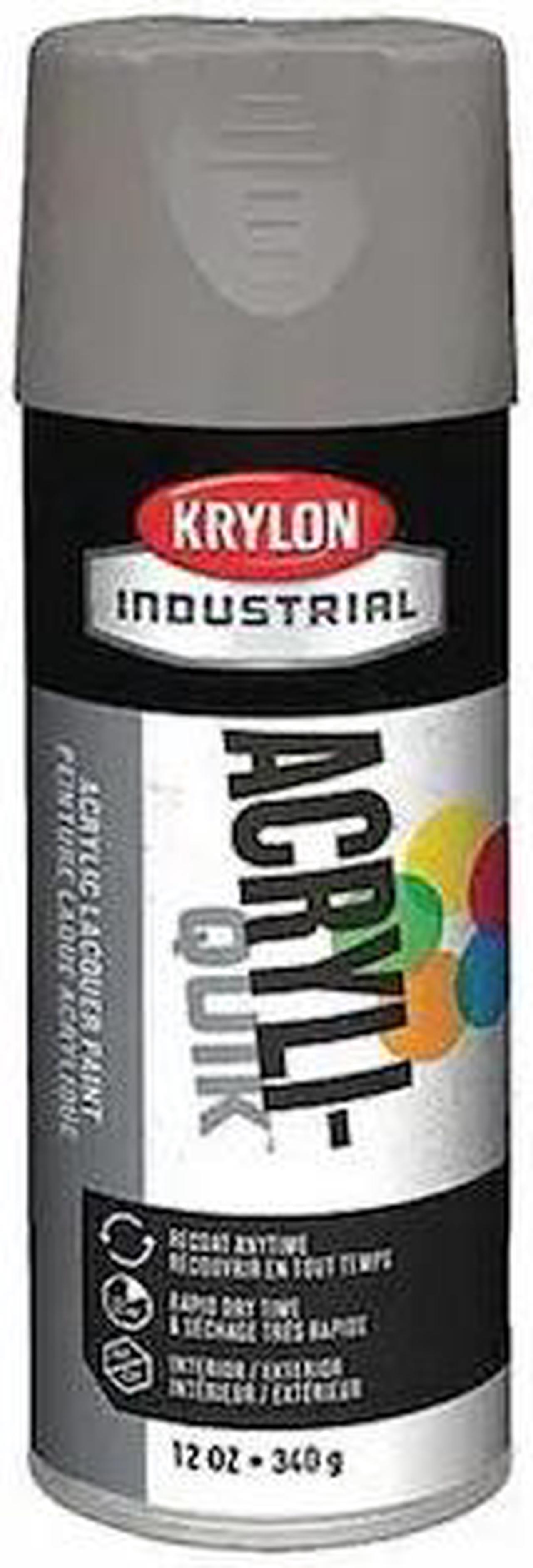 Main image of KRYLON INDUSTRIAL K01608A07 Spray Paint, Smoke Gray, Gloss, Solvent, 12 oz