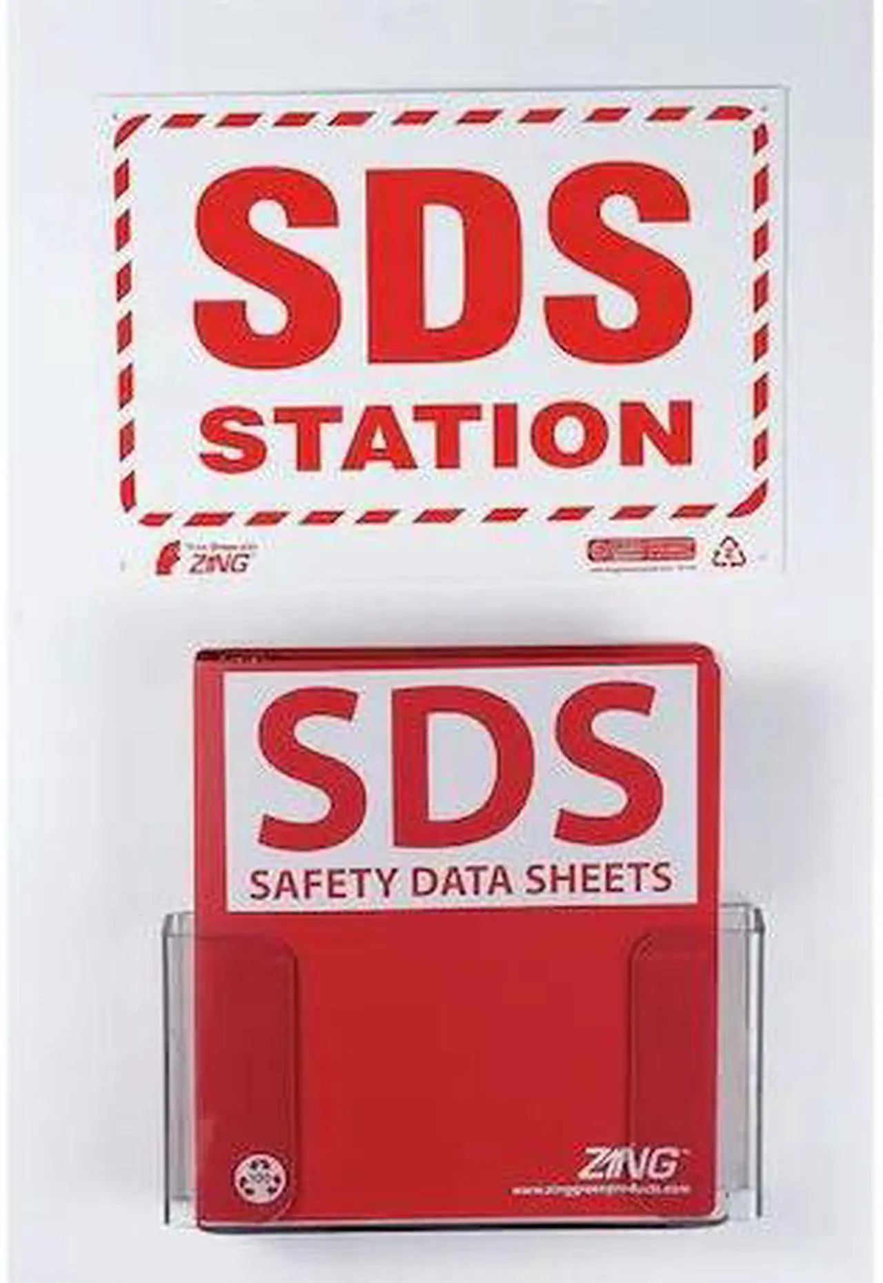 Alt view image 2 of 2 - ZING 2708 Binder Holder,Wall,12 x 14 x 4In