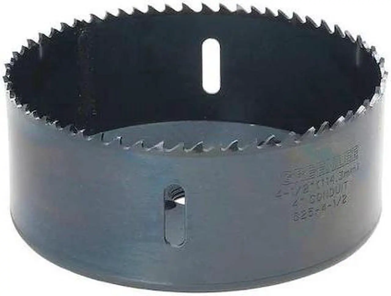 Main image of GREENLEE 825-4-1/2 Hole Saw,4-1/2 in. Dia.,Variable Pitch