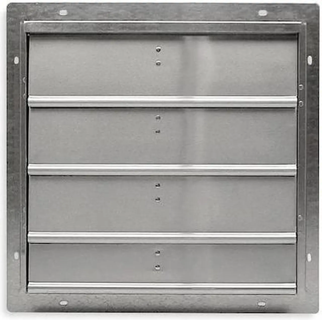 Main image of DAYTON 53DR20 20 in Backdraft Damper / Wall Shutter, 22-1/2 in x 22-1/2 in