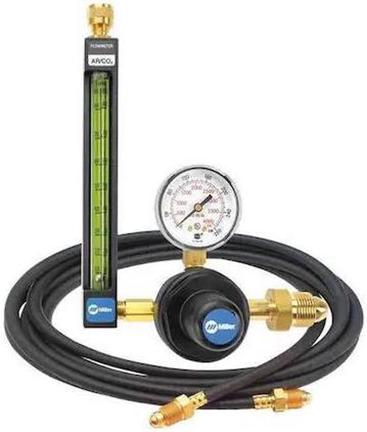 Alt view image 2 of 2 - MILLER ELECTRIC 22-80-580-6 Flowmeter Regulator,Brass,Medium Duty