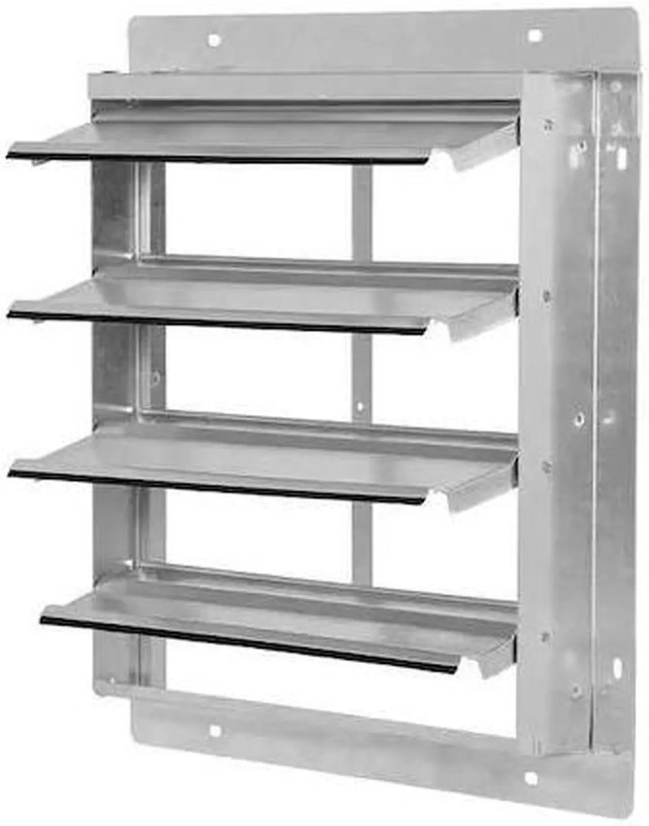 Main image of DAYTON 53DR11 20 in Backdraft Damper / Wall Shutter, 22-1/2 in x 22-1/2 in