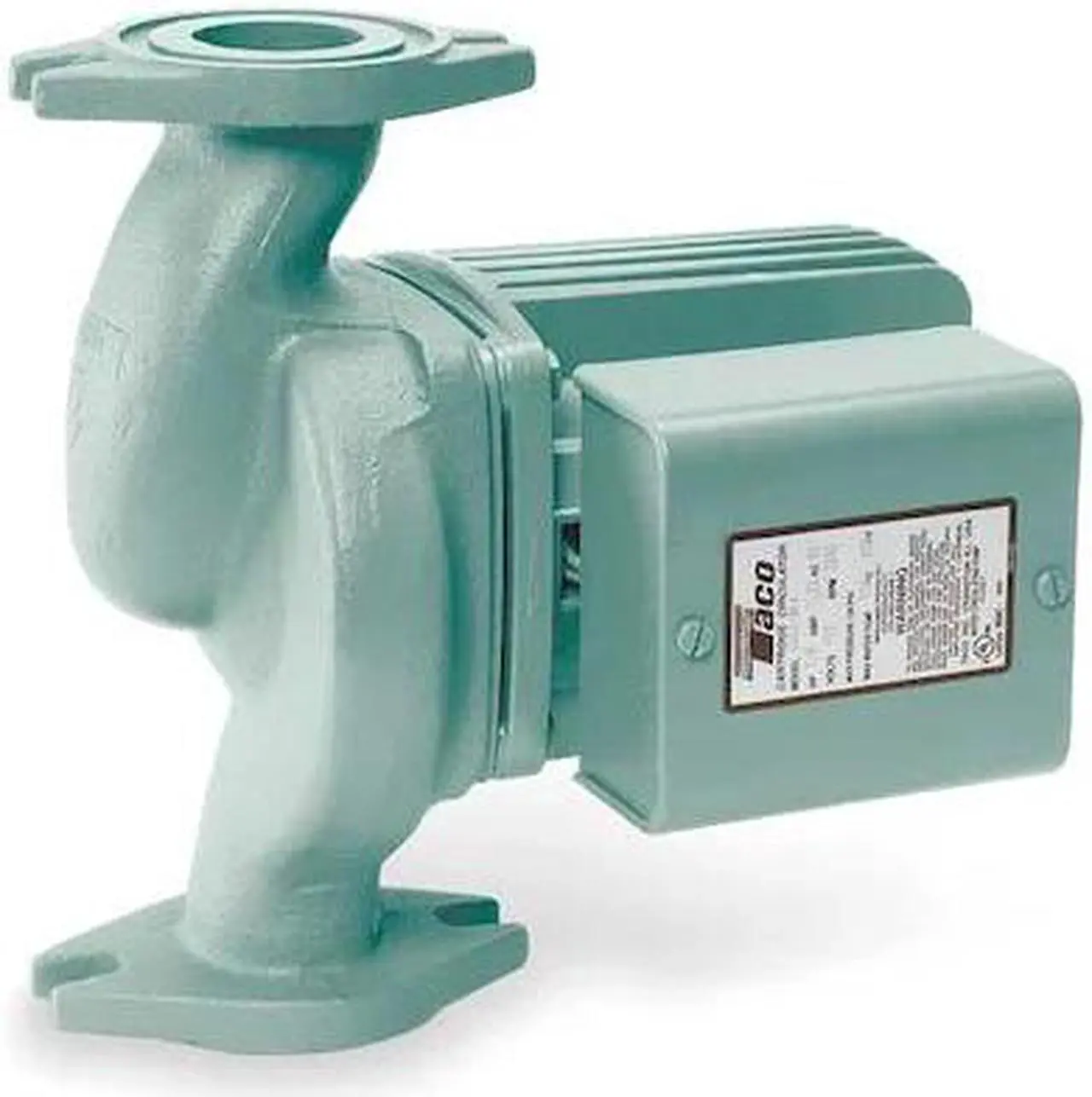 Alt view image 3 of 4 - TACO 0010-F3 Hydronic Circulating Pump, 1/8 hp, 115V, 1 Phase, Flange Connection