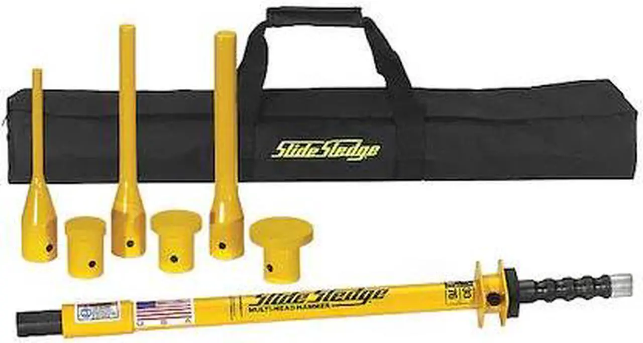 Main image of SLIDE SLEDGE 211105 Slide Hammer Sledge, 9 lb., 30", w/ 6 Tips