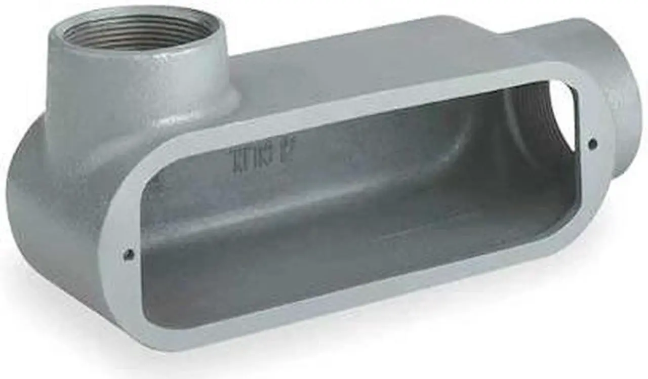 Alt view image 3 of 3 - HUBBELL KILLARK OLL-4M Conduit Outlet Body,Iron,LL,1-1/4 In.