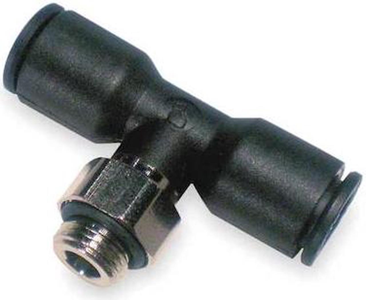 Main image of LEGRIS 3198 06 13 Male Branch Tee, 6mm Tube Size, Nylon, Black, 10 PK