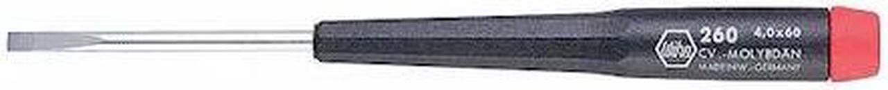 Alt view image 2 of 3 - Wiha 26041 4mm (5/32") x 100mm Precision Slotted Screwdriver